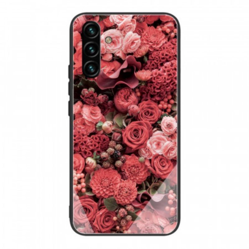 Θήκη Samsung Galaxy A13 5G / A04s Rose Flowers Tempered Glass